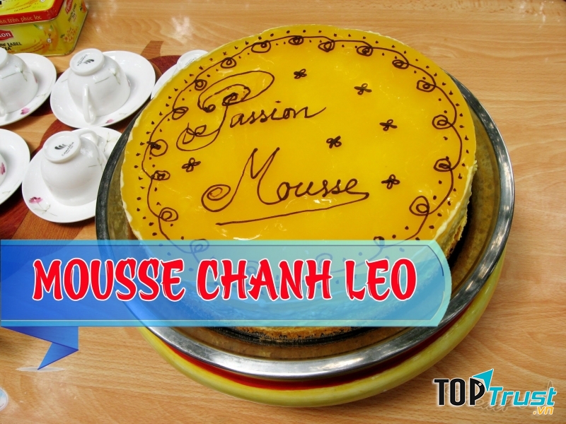 Bánh mouse chanh leo