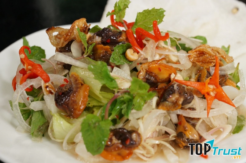 Gỏi sò lông hoa chuối