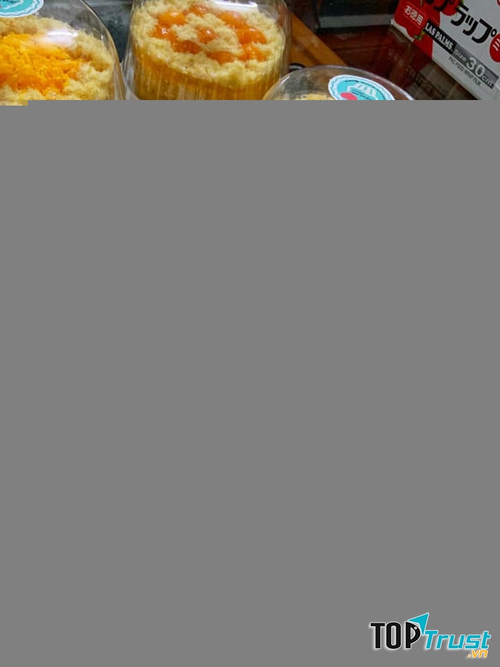 Bánh hoàn toàn có mùi thơm tự nhiên của nguyên liệu và chắc chắn ít ngọt