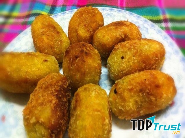 Một trong những món bánh dân dã tại Bắc Kạn