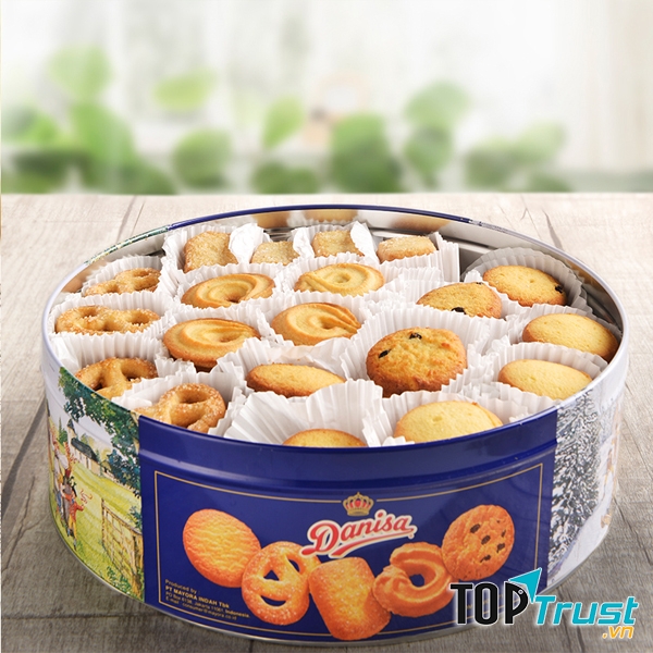 Bánh quy bơ Danisa giòn tan, thơm ngon, cung cấp nhiều năng lượng, protein và một số vitamin, là sự lựa chọn hoàn hảo cho ngày mới đầy năng lượng