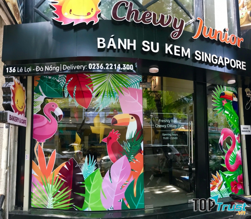 Tiềm bánh su kem Chewy Junior Đà Nẵng