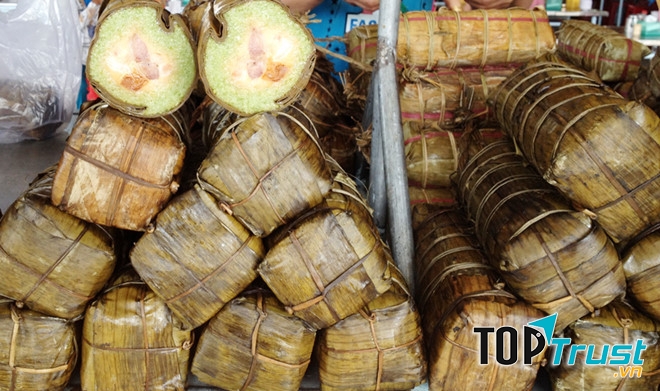 Bánh Tét Trà Cuôn