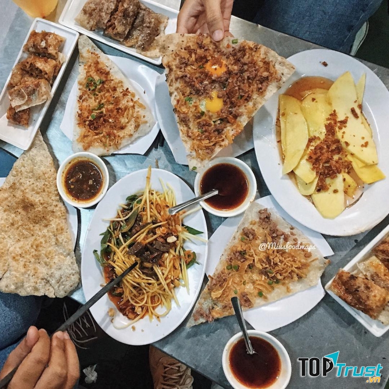 Bánh tráng kẹp Dì Hoa