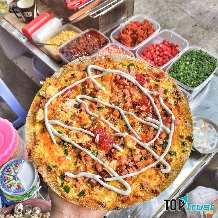 Bánh tráng nướng Chợ Đà Lạt