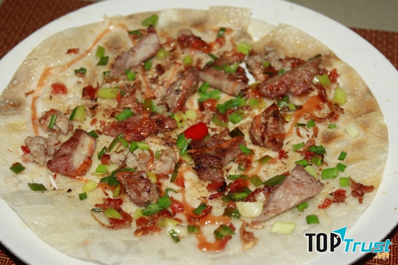 Bánh tráng thịt nướng