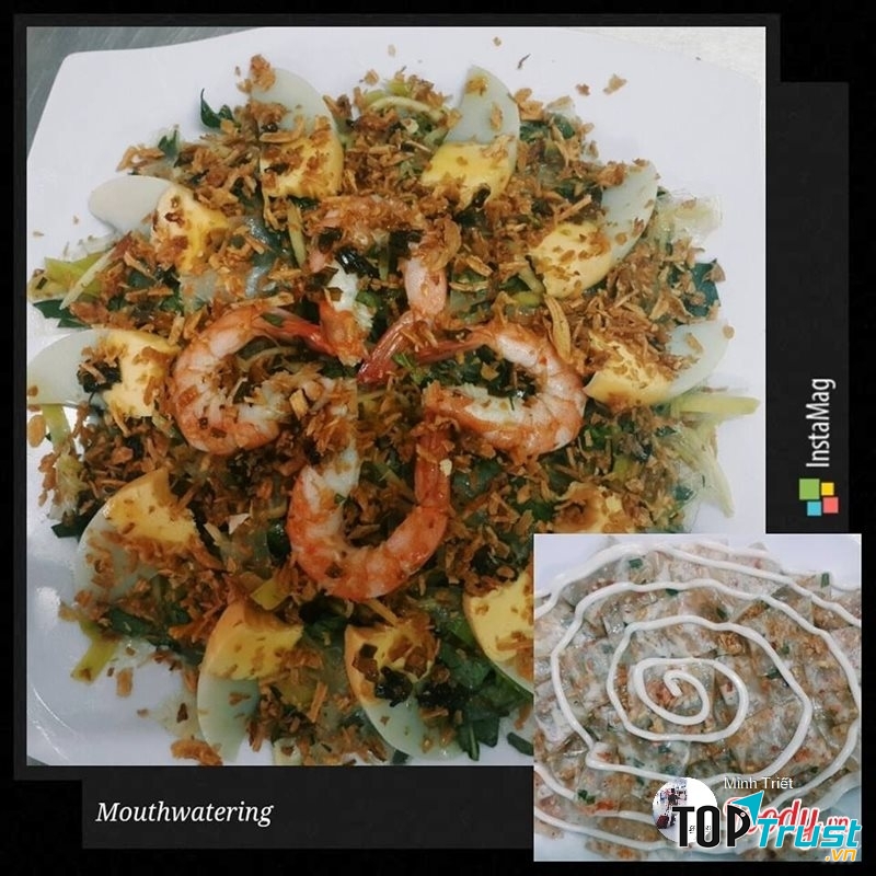 Bánh tráng trộn hải sản