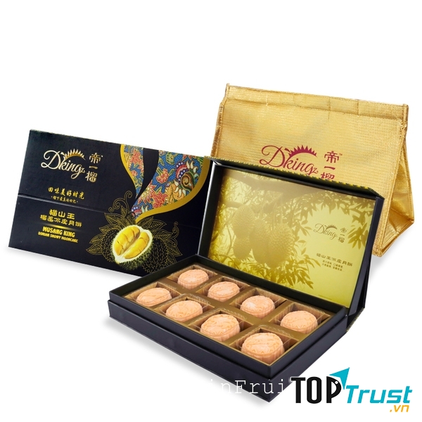 Bánh trung thu cao cấp nhân sầu riêng Musangking - Dking
