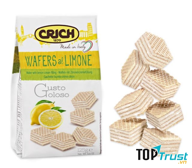 Bánh wafers vị chanh Crich