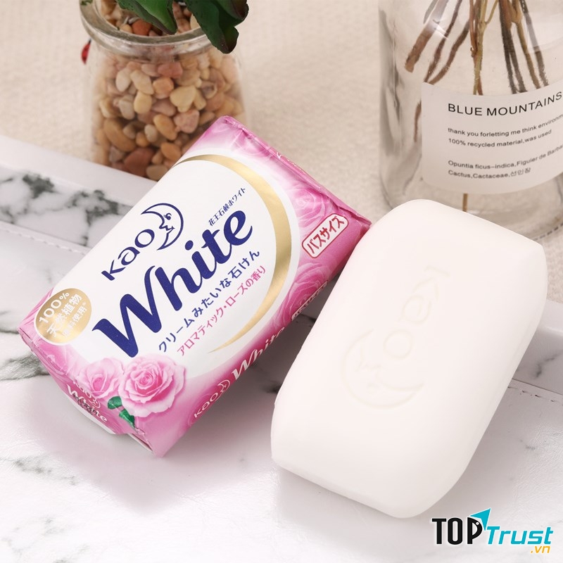Bánh xà phòng tắm trắng da KAO White Nhật Bản