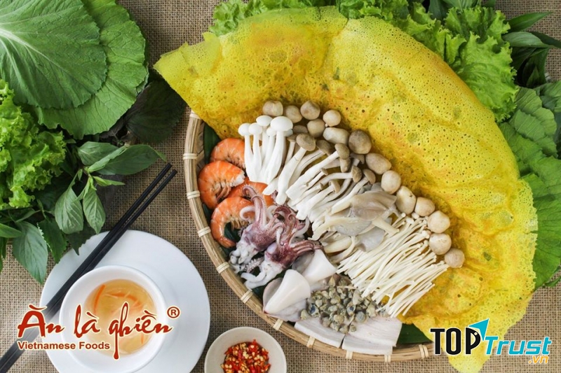 Quán chuyên về bánh xèo nên khá là nhiều loại.