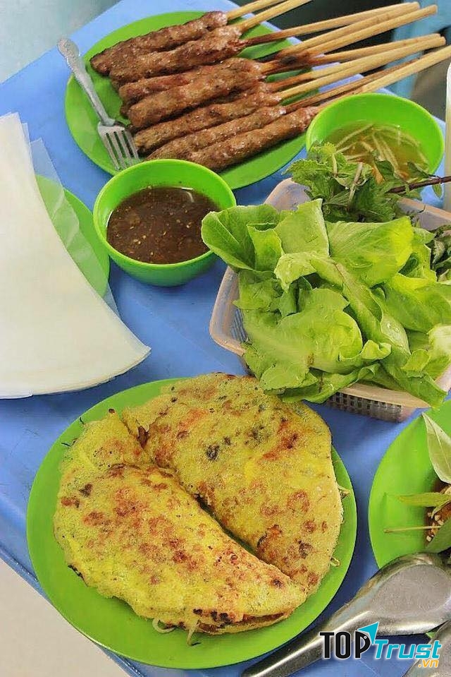 Bánh xèo nem lụi Tạ Quang Bửu