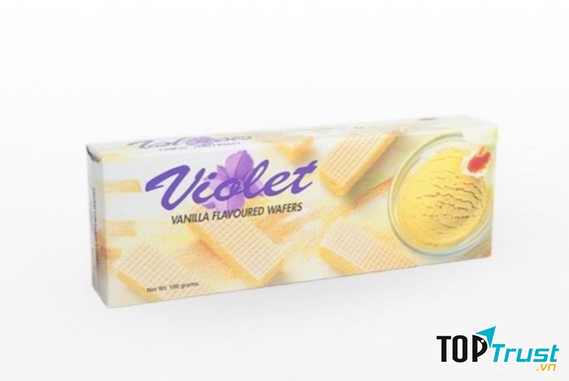 Bánh xốp hương va-ni Violet