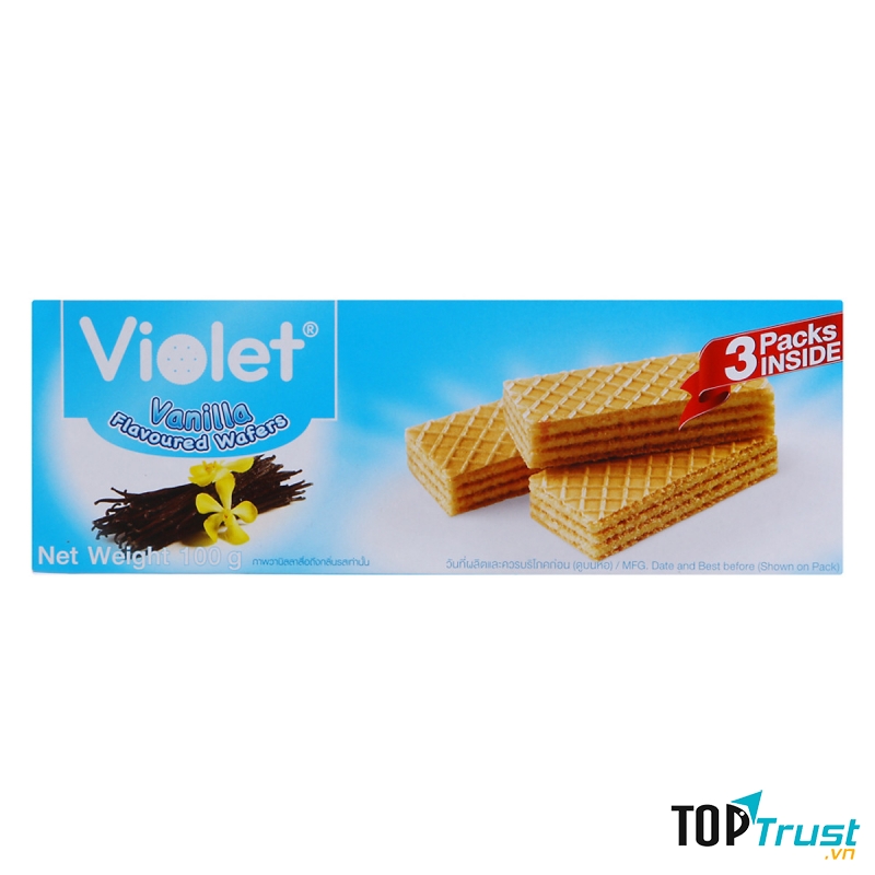 Bánh xốp hương va-ni Violet