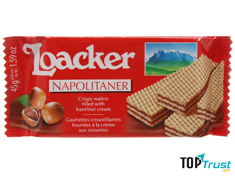 Bánh xốp kem của Ý hiệu Loacker
