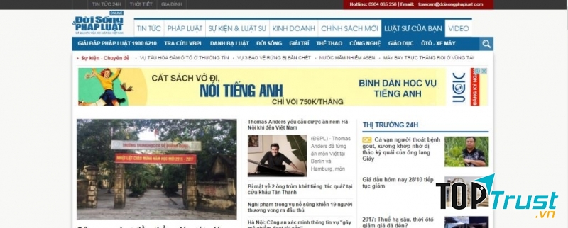 Trang chủ báo Đời sống & Pháp luật.