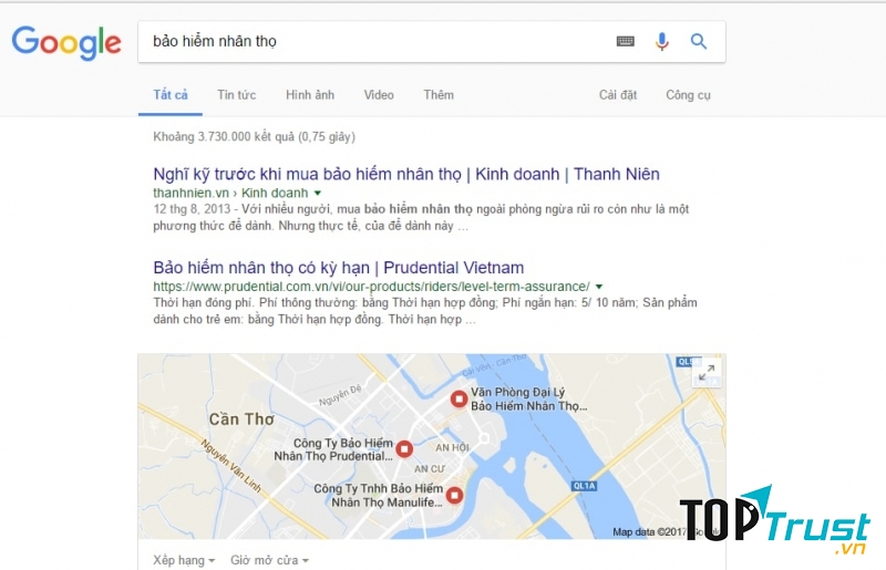 Bảo hiểm - chủ đề Google adsense có mức lợi nhuận cao nhất