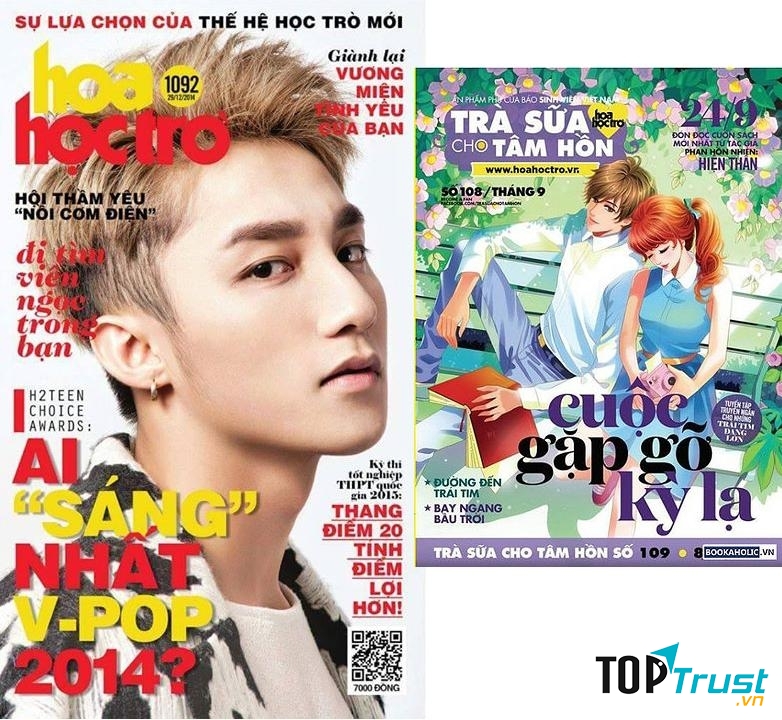 Báo Hoa học trò và Trà sữa cho tâm hồn