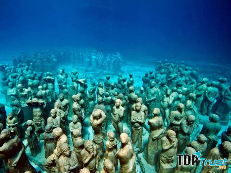 Bảo tàng dưới nước MUSA - Cancun, Mexico