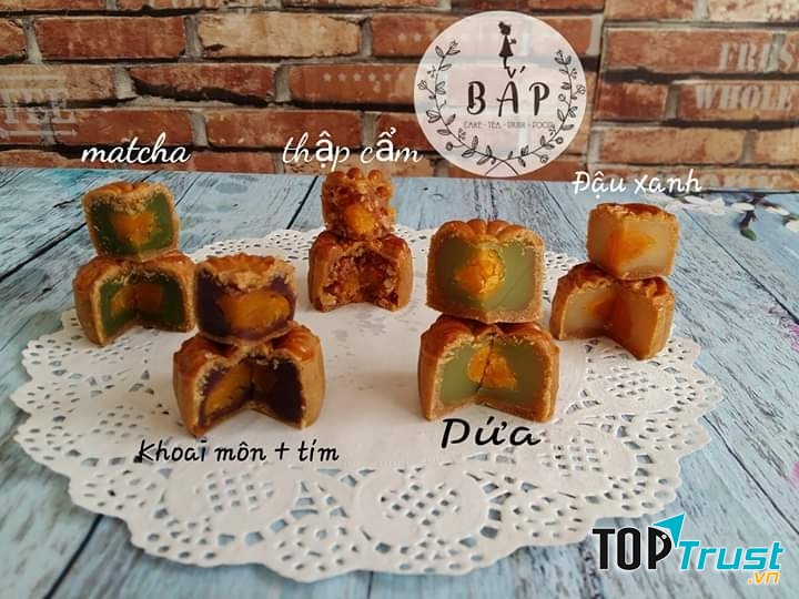 Các vị bánh Trung thu tại Bắp House