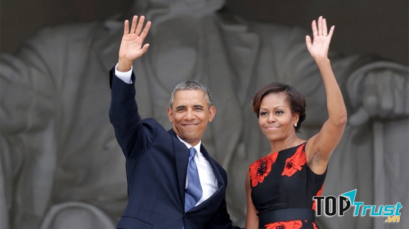 tổng thống Obama và vợ Michelle