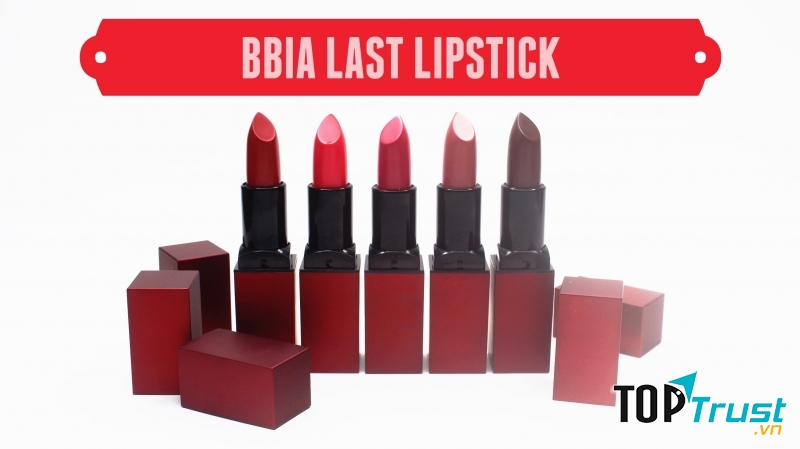Bbia Last Lipstick là son lì nhưng vẫn có độ mượt mà