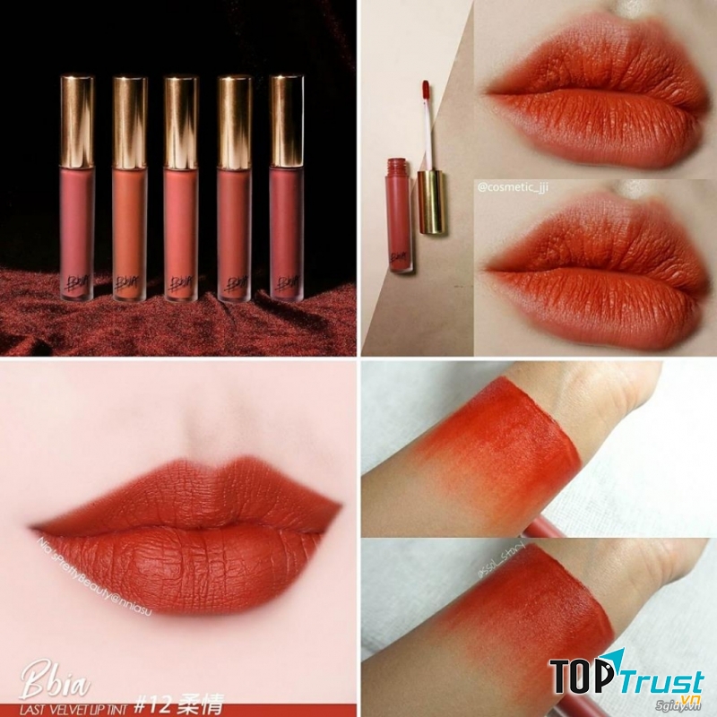 dòng son kem Bbia Last Velvet Lip Tint Version 3.