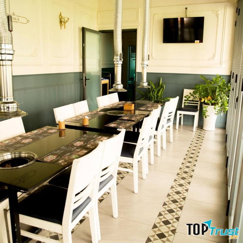 Không gian sang trọng tại BBQ Plan-K Thảo Điền