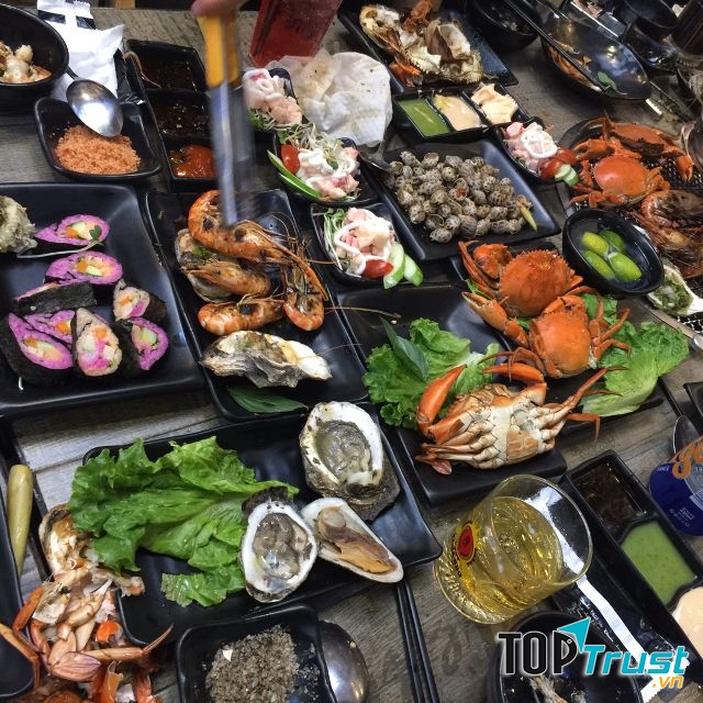 Các loại hải sản phongg phú cho bạn lựa chọn