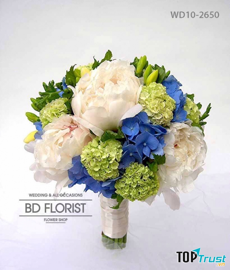 Hoa được thiết kế đẹp mắt ở BD florist