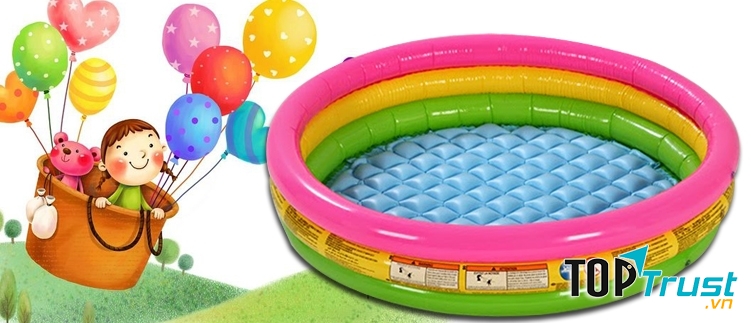 Bể bơi phao món quà ý nghĩa cho ngày 1/6