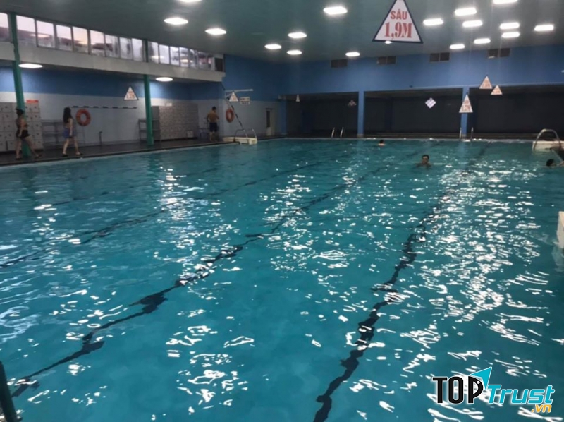 Bể bơi thiết kế theo tiêu chuẩn của Châu Âu