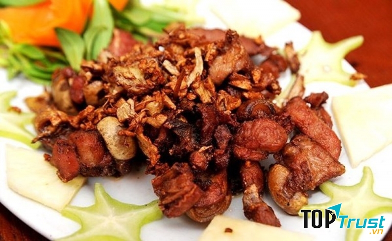 Hình ảnh món bê chao Mộc Châu