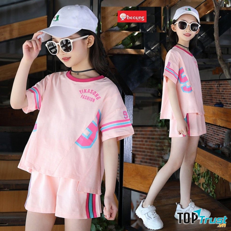 Style thể thao khỏe khoắn cho bé gái