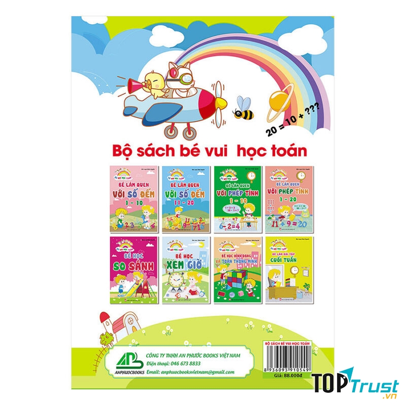 Bé Vui Học Toán (8 cuốn)