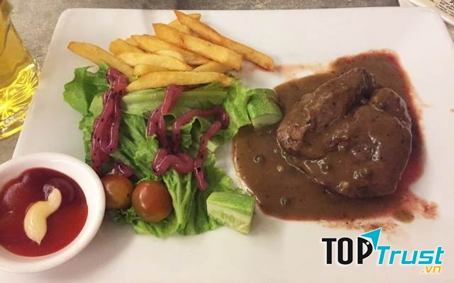 Hút mắt với món thịt bò ở Beefsteak Titi