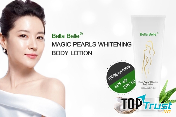 Kem dưỡng trắng da toàn thân Bella Belle Magic Pearl Whitening Body Lotion SPF46  tốt nhất hiện nay