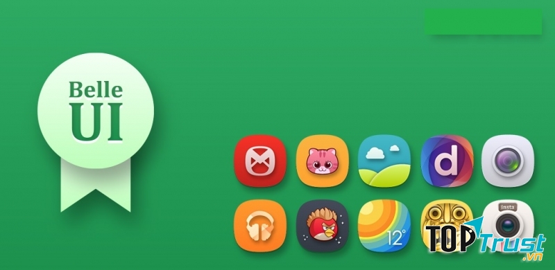 Ứng dụng Belle UI mang đến cho bạn tới gần 1.400 icon ứng dụng tùy biến