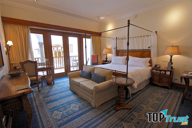 Mọi căn phòng của Belmond Palacio Nazarenas đều được trang trí đẹp mắt, với đầy đủ tiện nghi