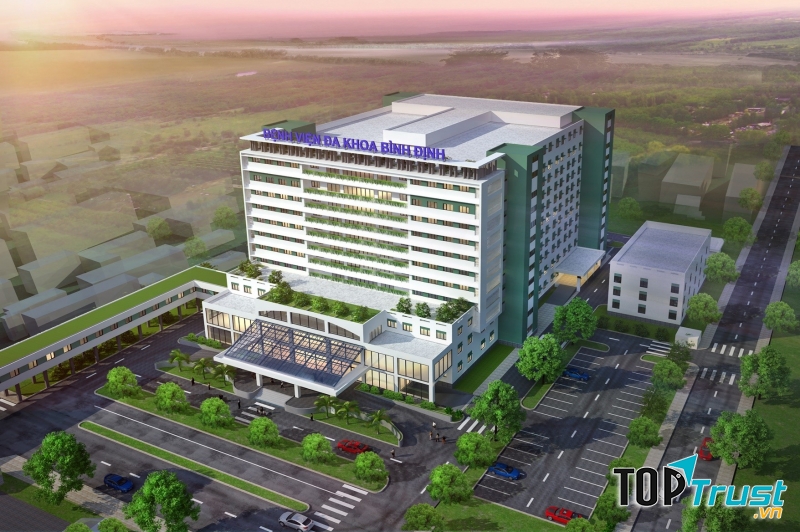 Toàn cảnh bệnh viện Đa khoa tỉnh Bình ĐỊnh