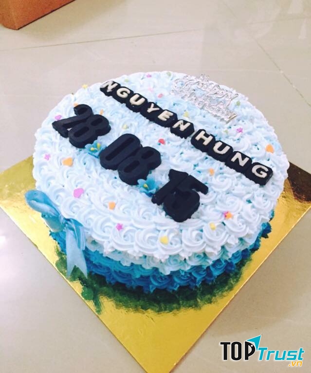 Bánh kem ở Béo's Bakery House với thiết kế tinh tế, nhã nhặn