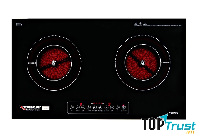 ﻿Bếp đôi hồng ngoại Taka TK-R02A