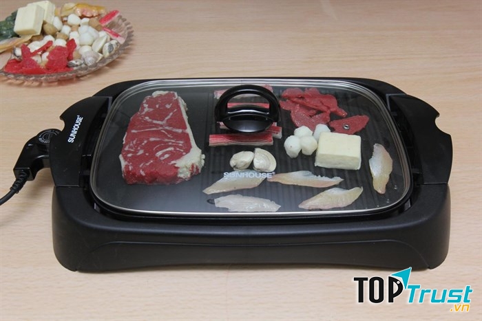 Bếp nướng điện Sunhouse SHD4602 nướng chín nhanh, không tạo khói