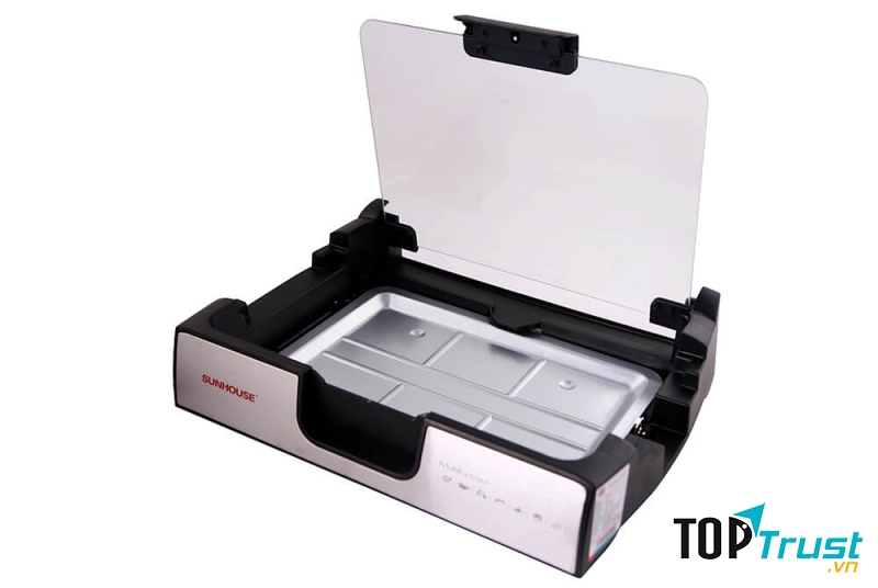 Bếp Nướng Điện Sunhouse SHD4603 có nắp kính cường lực trong suốt
