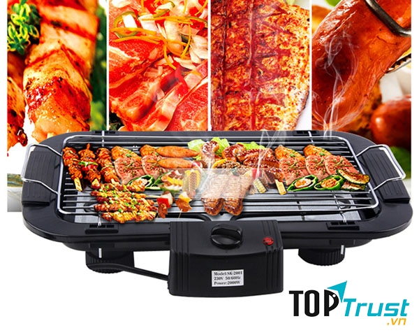 Bếp nướng điện không khói Electric Barbecue Grill phù hợp với mọi loại thực phẩm