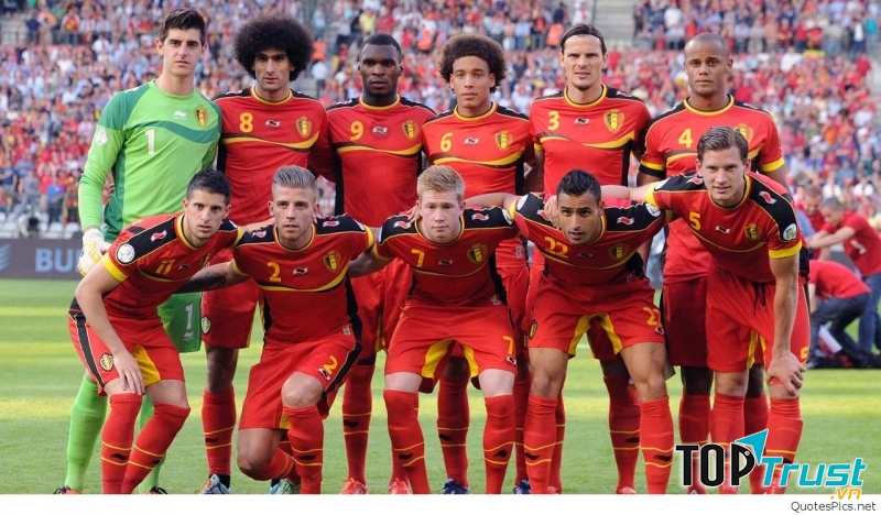 Đội tuyển Bỉ xếp thứ 4 với 487 triệu euro