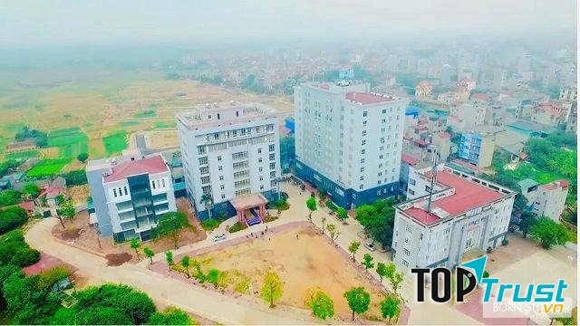 Khuôn viên trường nhìn từ trên cao