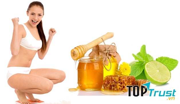 Giảm cân bằng chanh kết hợp với mật ong