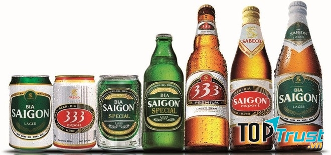 Các loại bia Sài Gòn