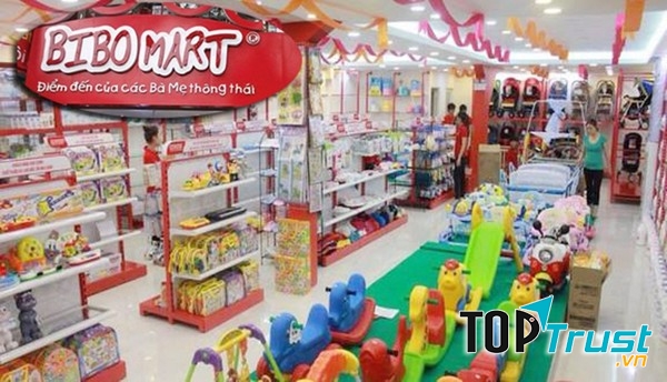Bày trí bên trong 1 cửa hàng của BiBo Mart